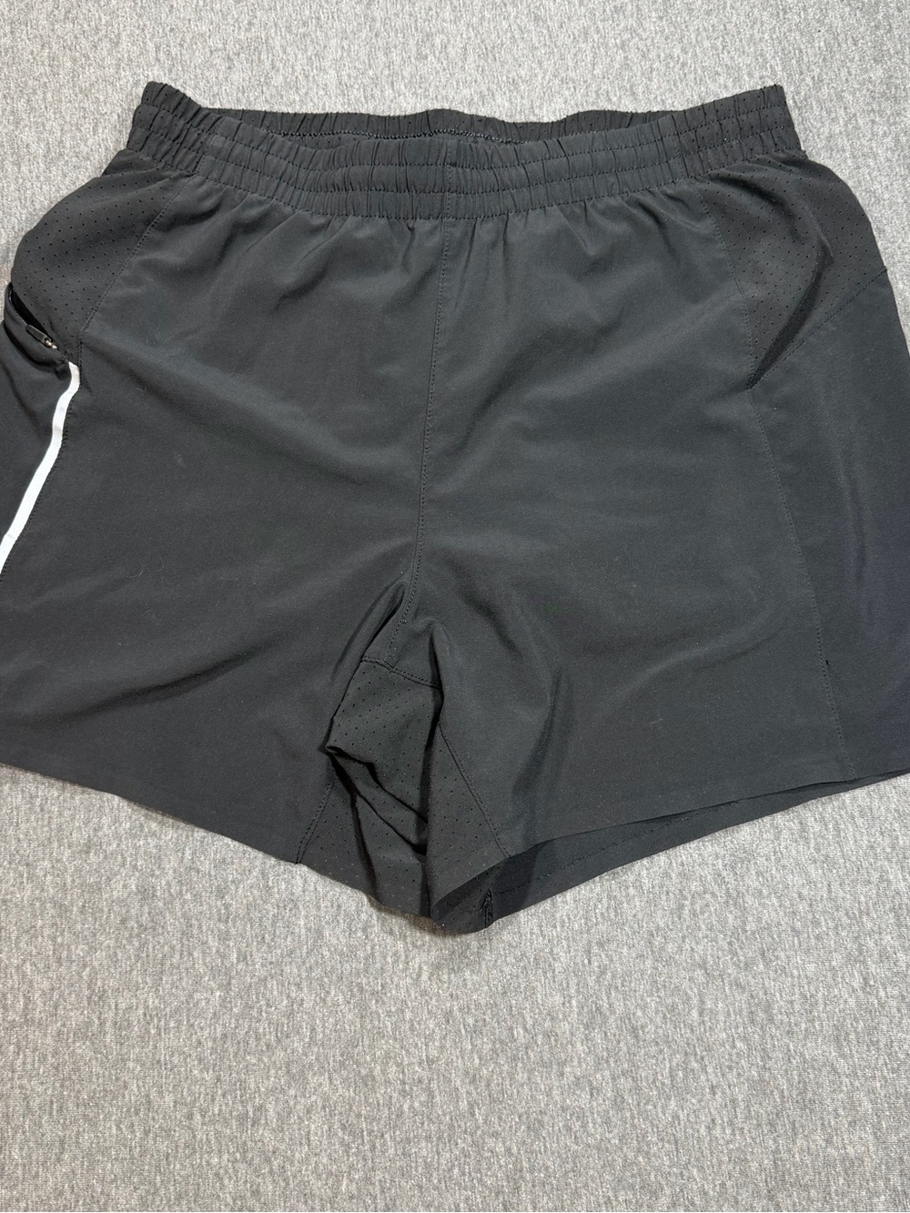 VRST Men’s Small Lined Running Shorts Black Athletic Workout